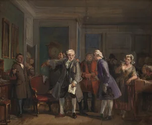 Fra Ludvig Holbergs "Den Stundesløse", 1. akt, scene 6