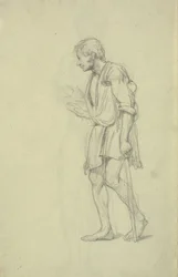 Krøplende. Figurstudier