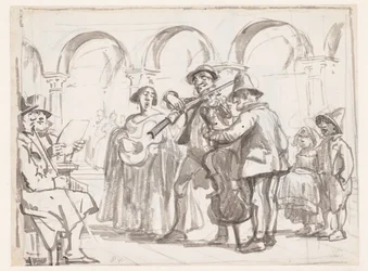 Musikeren på Marcus Square, Venezia