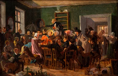 Scene fra en auksjon