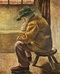 Sittende figur; Sittende figur, 1909