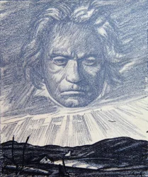 A Tribute to the Genius of Beethoven, illustrasjon fra 