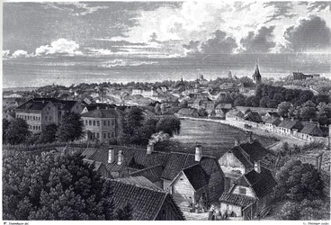 Utsikt over Dorpat, ca. 1850