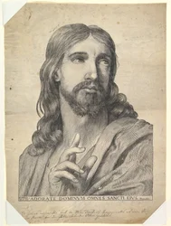 Byste av Kristus velsignelse, 1600-tallet.