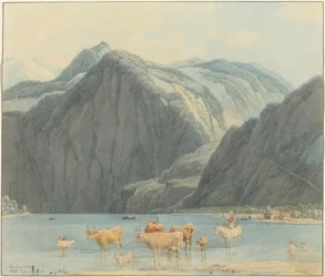 Königsee med klippene i St. Bartholomëe