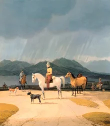 W. v. Kobell, rytter på Tegernsee