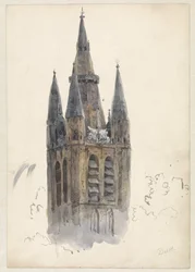 Kirketårnet i Delft