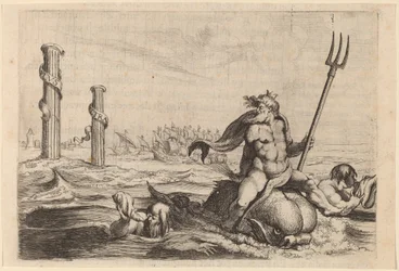 Neptun og Herkules søyler, 1634.