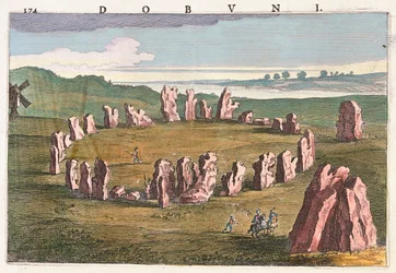 Canton of Dobuni, Alchester, i #39;Theatrum Orbis Terrarum, sive Atlas Novus#39; av Willem Blaeu, Amsterdam