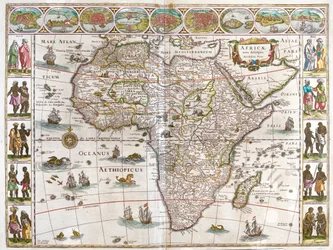 Afrika, i #39;Theatrum Orbis Terrarum, sive Atlas Novus#39; av Willem Blaeu, Amsterdam