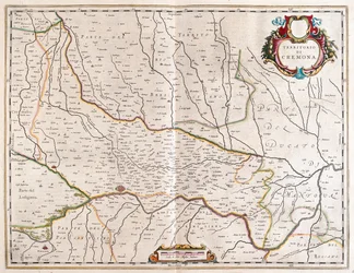 by Cremona, Italia, i #39;Theatrum Orbis Terrarum, sive Atlas Novus#39; av Willem Blaeu, Amsterdam