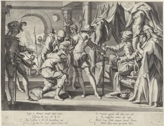 Grev Vilhelm III av Holland beordrer halshugging av fogden sin Thronus Justitiae (serietittel)