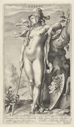 Minerva ved et tre Pallas (tittel på objekt) Judgment of Paris (serietittel)