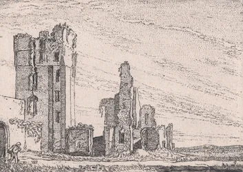 Huys te Kleef nær Haarlem, fra Versheyden Landtschapjes Various Little Landscap..., ca. 1616.