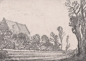 Huset med trappegavlen, fra Verscheyden Landtschapjes Various Little Lands..., ca. 1616.