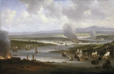 Nederlandske skip på Medway (England), juni 1667