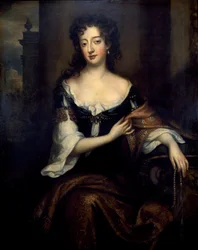 Portrett av Mary Butler, hertuginne av Devonshire (olje på lerret)