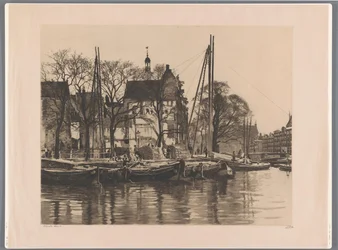 Riving av en bygning der Binnenkant og Prins Hendrikkade går sammen Inne med havari