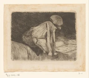 Girl Reading (sett bakfra) (original tittel)