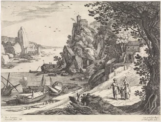 Landskap med utvisningen av Hagar og Ismael Italienske landskap (serietittel)