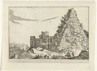 Piramide van Gaius Cestius Romerske ruiner (serie 2) (serietittel)