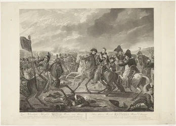 Hans kongelige høyhet William Prince of Orange i det strålende slaget ved Waterloo, 18. juni 1815, såret i seiersøyeblikket / Son Altesse Royale Guillaume Prince d