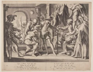 Grev William tillater halshugging, plate 7 fra Thrones of Justice (Thronus Iustitiae)