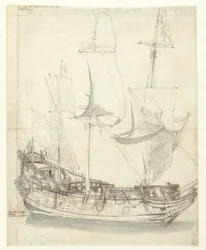 Send Princesse Royale av viseadmiral Witte de With