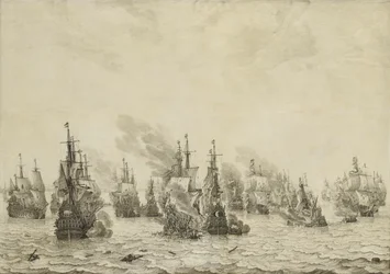 Slaget ved Livorno (Leghorn) Sjøslaget ved Livorno, 14. mars 1653: episode fra den første anglo-nederlandske krigen (1652-54)