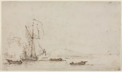Yacht mottar salutt