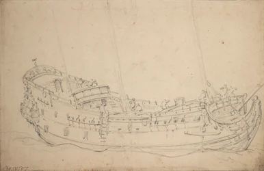 Portrett av en engelsk femterangsarbeider, ca. 1675 (grafitt)
