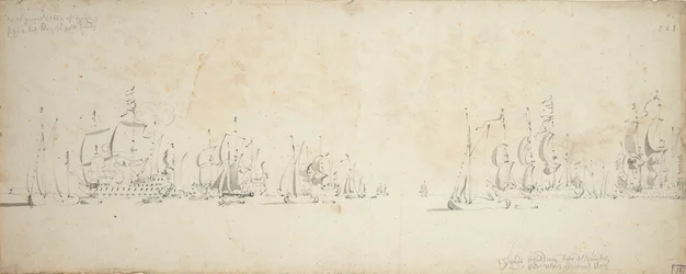 De Ruyter slutter seg til Tromps flåte i Nordsjøen, 8.–18. august 1665