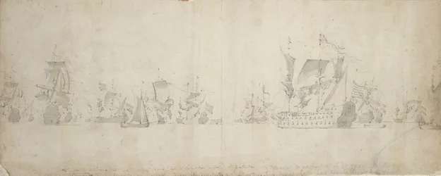 Den nederlandske flåten etter krigsrådet, 8.–18. august 1665