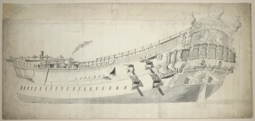 Portrett av «Charles Galley», ca. 1676 (grafitt, gråvasket)