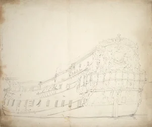 Portrett av en engelsk fjerderangsmann, ca. 1675 (grafitt)