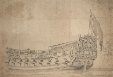 Portrett av «Providence», ca. 1661 (grafitt, gråvasket)