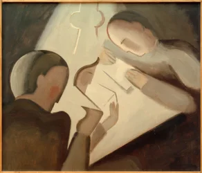 Lesere under lampen I