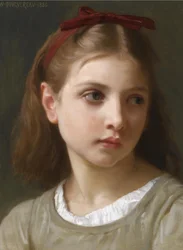 Portrett av en liten jente