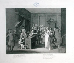 Rettferdigheten triumferer, gravert av Thomas Cook (1744-1818) (gravering)