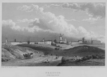Preston, fra nord (gravering)