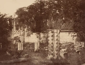 Kapittelhuset, St. Mary#39;s Abbey, 1853 (bilde)