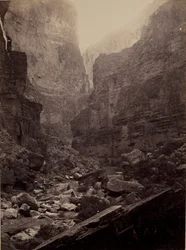 Canon of Kanab Wash, Colorado River, ser nordover