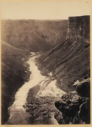Grand Cañon, Coloradoelven, nær Paria Creek, utsikt vestover