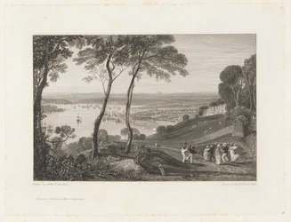 Plymouth Dock, fra Mount Edgecumbe