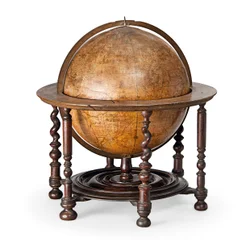 Tidlig engelsk jordklode, ca. 1673