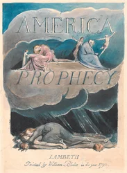 Amerika. En profeti, plate 2, tittelside