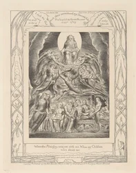Jobs bok, plate 2, Satan foran Guds trone