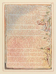 Jerusalem, plate 40, Los shudderd ved å se Albion ....