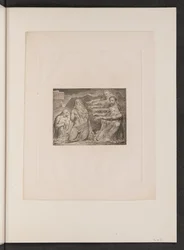 Job irettesatt av hans venner, 1825.