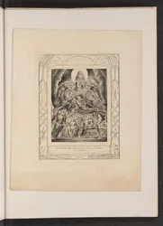Satan foran Guds trone, 1825.